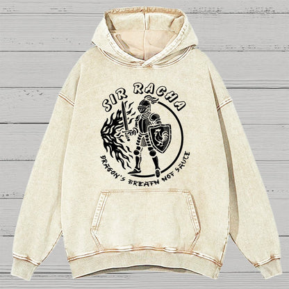 Sir Racha Dragon’s Breath Hot Sauce Vintage Distressed Hoodie