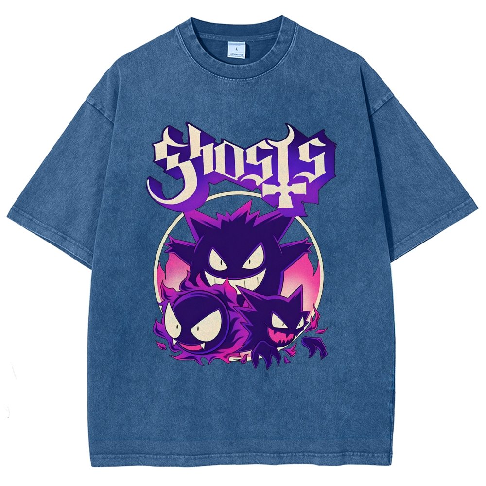 Haunted Ghosts Vintage Distressed T-shirt