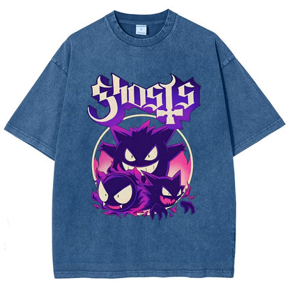 Haunted Ghosts Vintage Distressed T-shirt