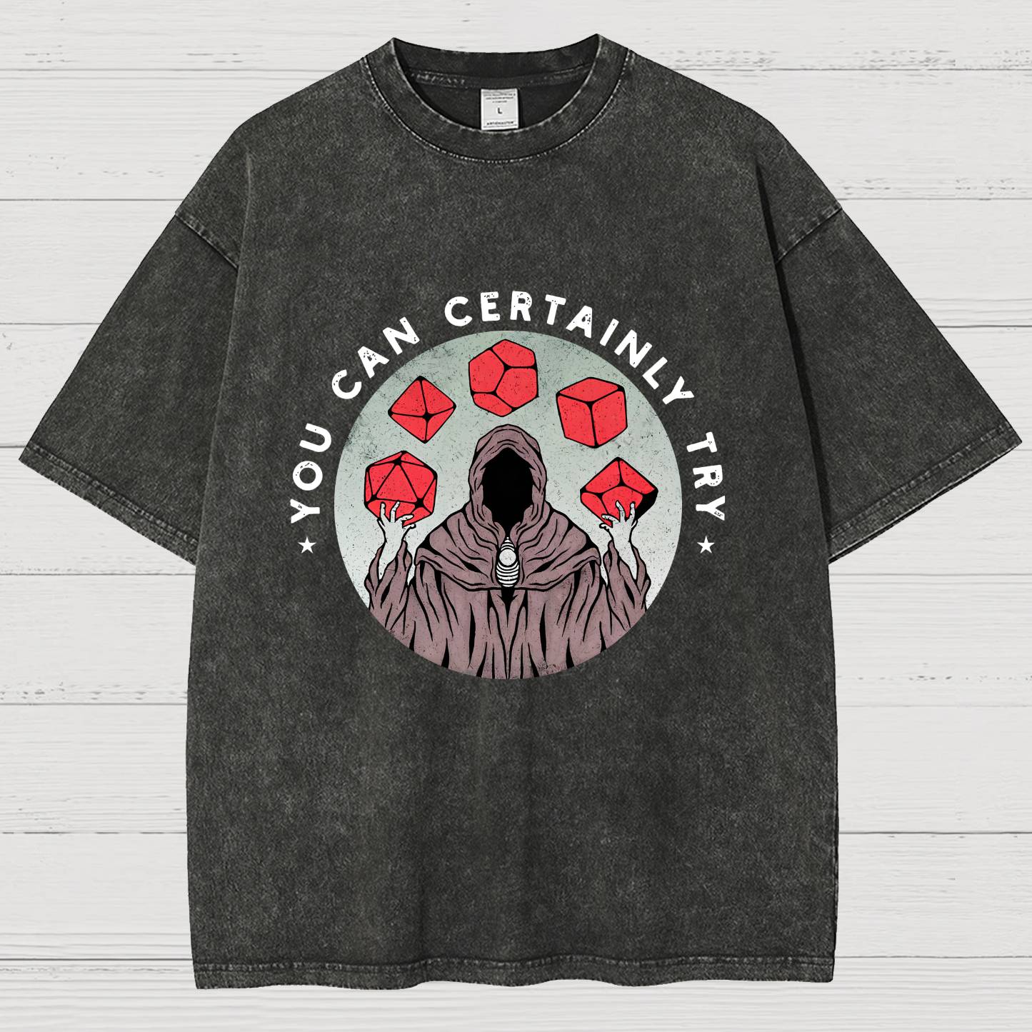 YOU CAN CERTAINLY TRY Vintage Distressed T-shirt