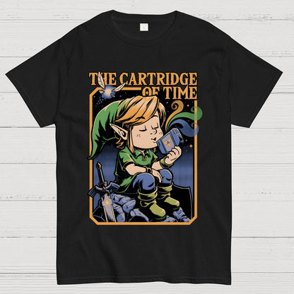 Vintage Game Elf Geek Cotton T-Shirt