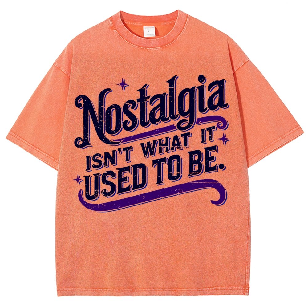 Nostalgia Isn't What It Used To Be Vintage Distressed T-shirt