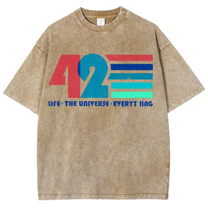 The Answer Is 42 Vintage Distressed T-shirt