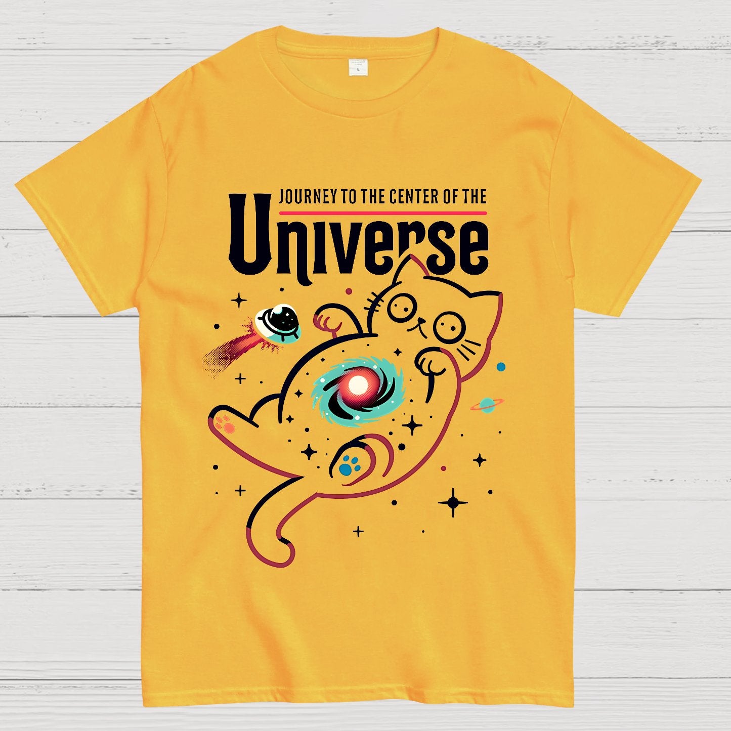 Journey to the Center of the Universe Geek T-Shirt
