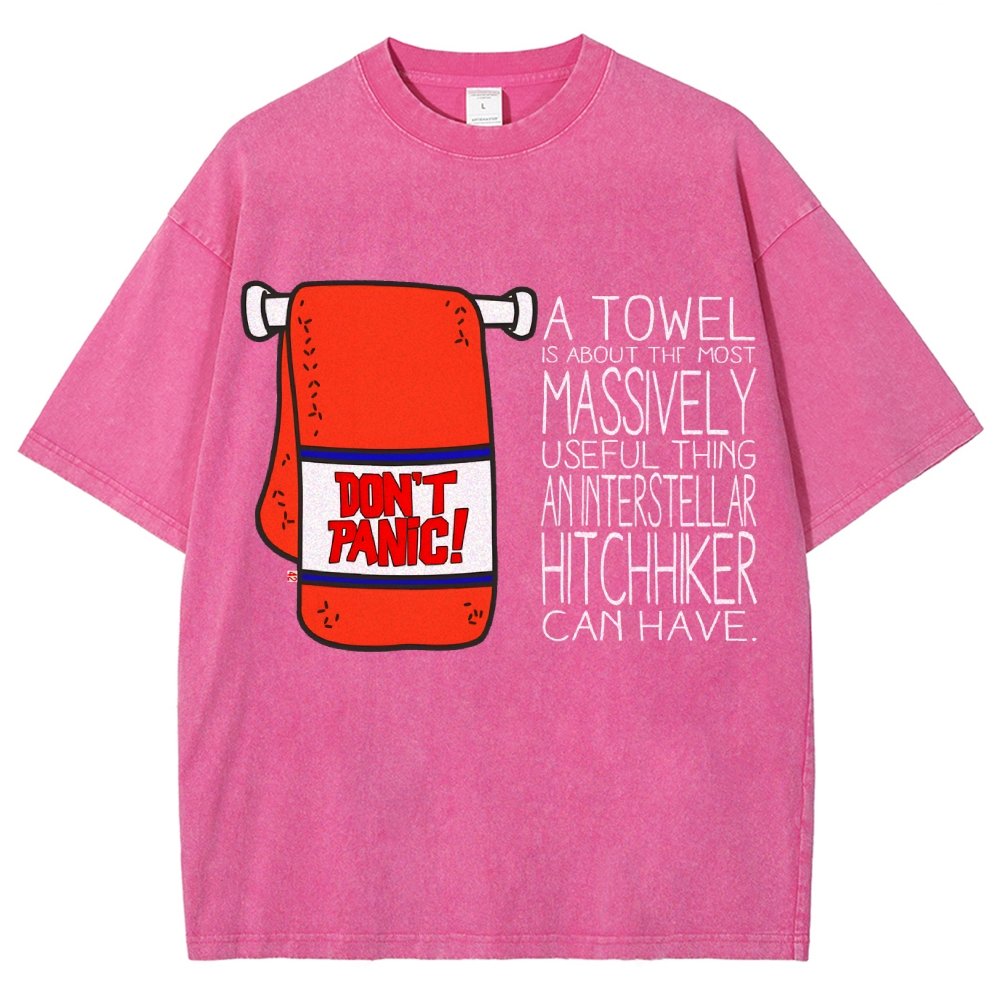 Don't Panic Vintage Distressed T-shirt