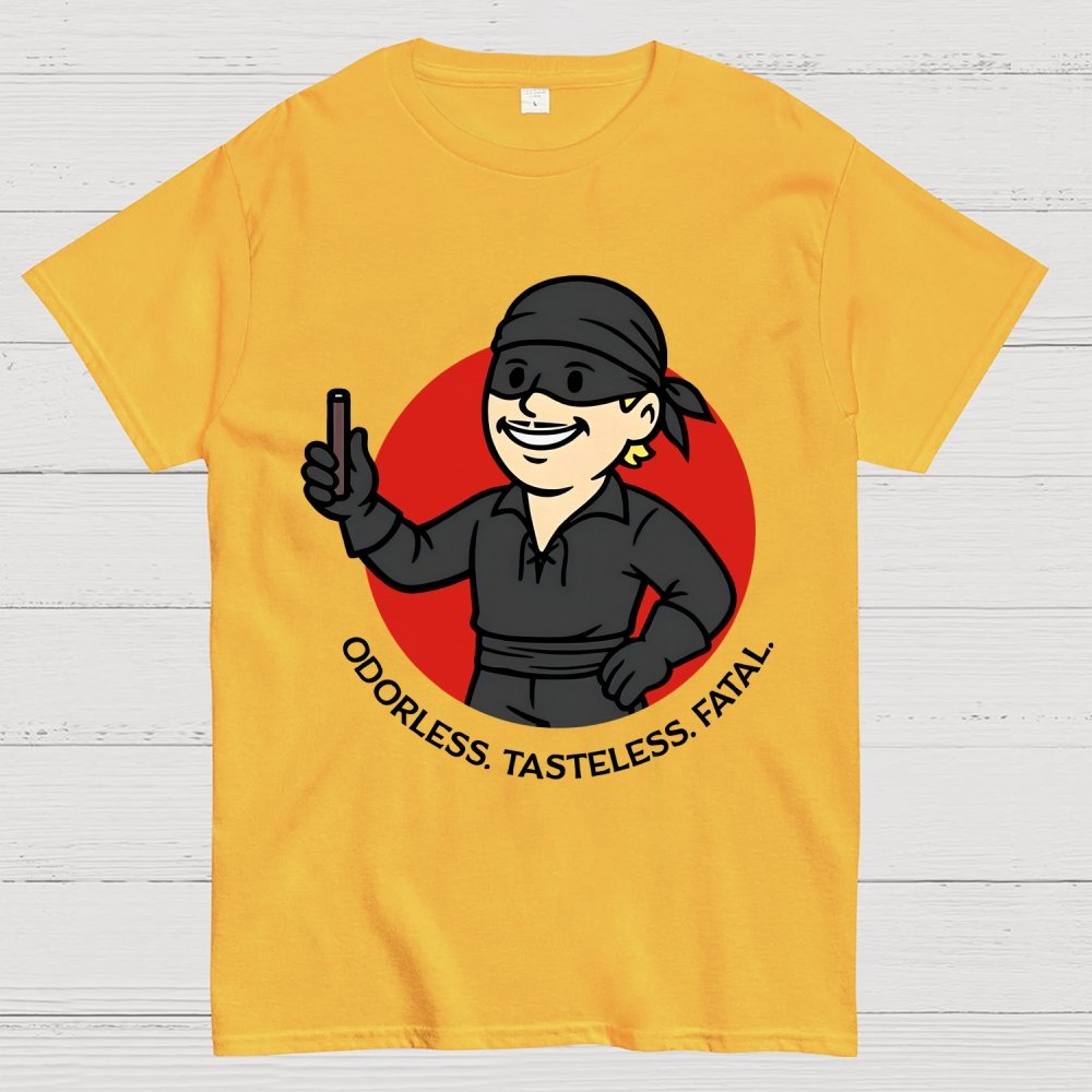 Odorless, Tasteless, Fatal Unisex Geek T-Shirt