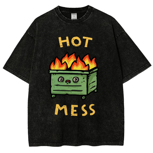 Hot Mess Vintage Distressed T-shirt