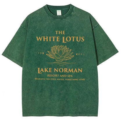 White Lotus LKN Vintage Distressed T-shirt