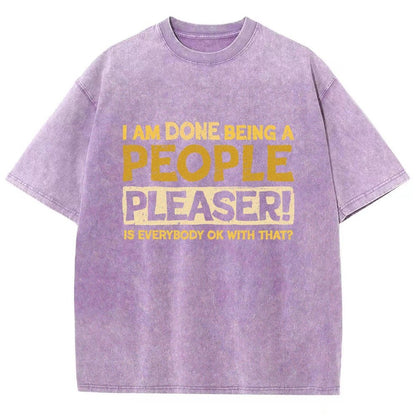 Still A People Pleaser Vintage Distressed T-shirt