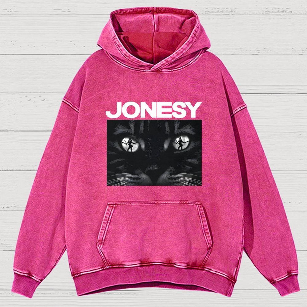 Cosmic Kitty  Vintage Distressed Hoodie