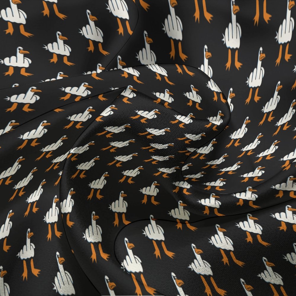 Rude Seagull Design Funny Geek Long Sleeve Pajama Set
