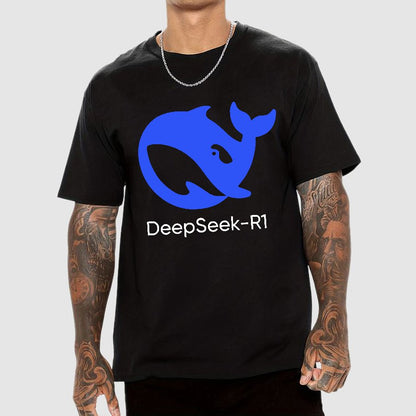 DeepSeek-R1 Icon Geek T-Shirt