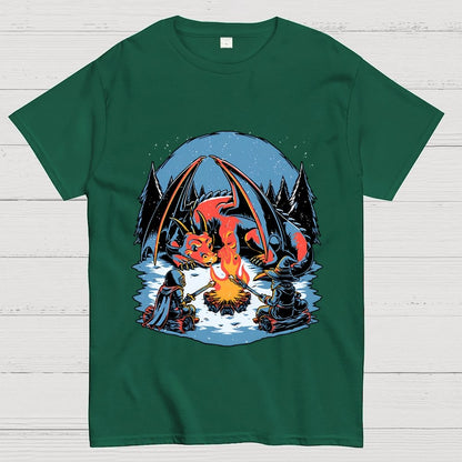 Cozy Dragon Fantasy Geek T-Shirt