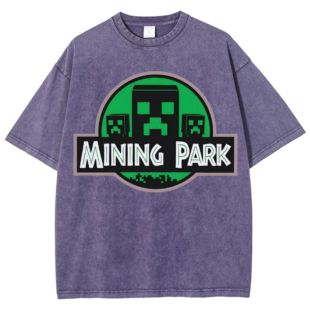 Mining Park Vintage Distressed T-shirt