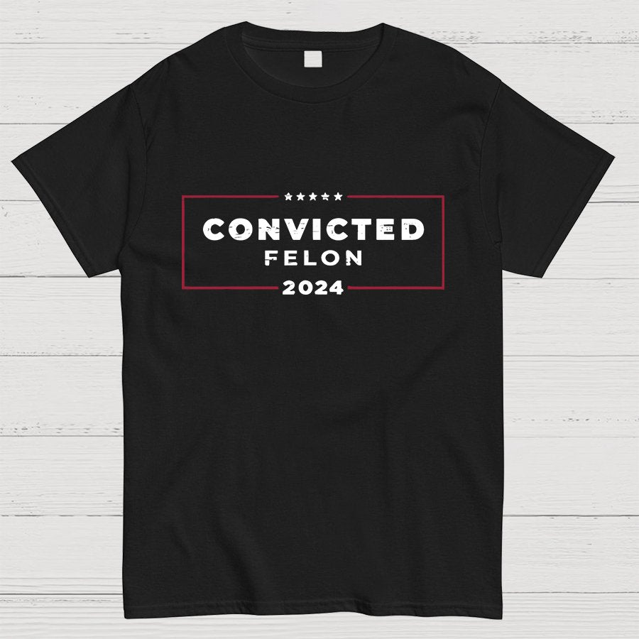 2024 Convicted Felon Geeky T-Shirt