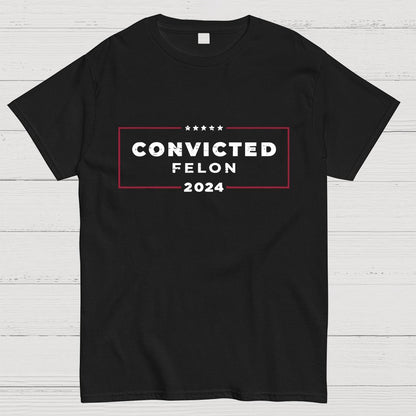 2024 Convicted Felon Geeky T-Shirt