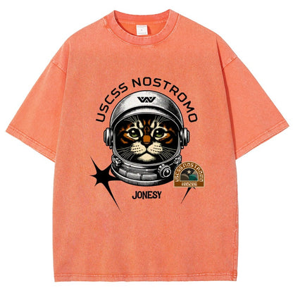 Jonesy The Space Cat Vintage Distressed T-shirt
