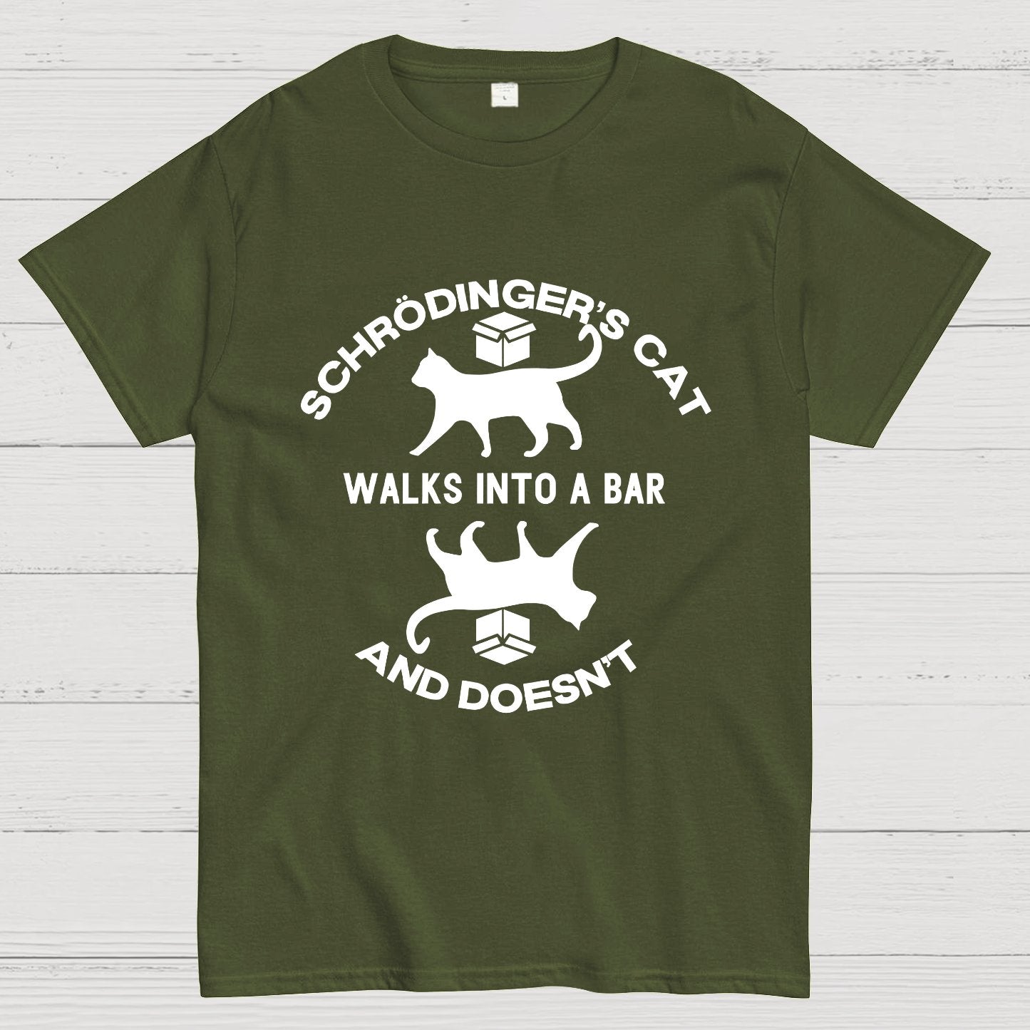 Schrödinger's Cat Geeky T-Shirt
