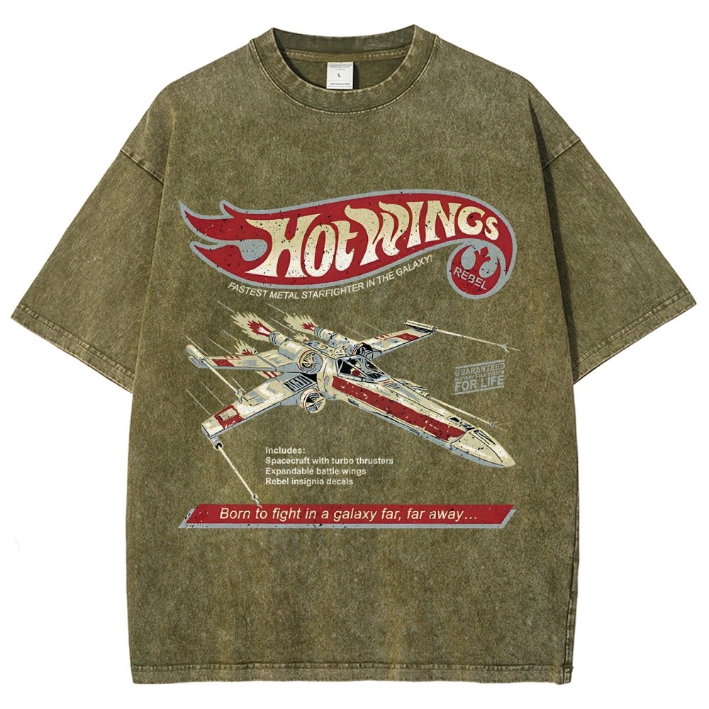 Hot Wings Vintage Distressed T-shirt