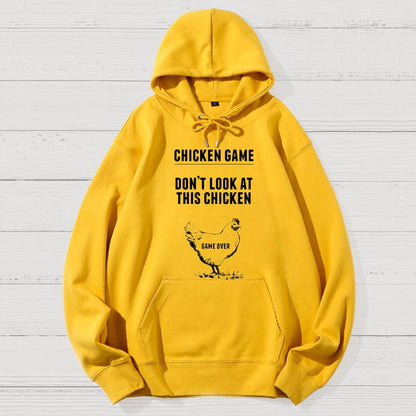 Chicken Game Nerd Geek Cotton Hoodie