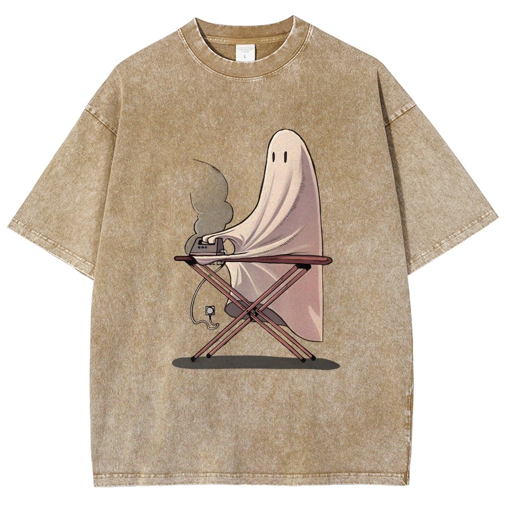 Self-Ironing Vintage Distressed T-shirt