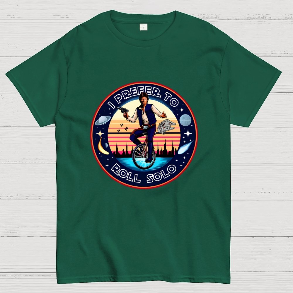 I Roll Solo Geek T-Shirt