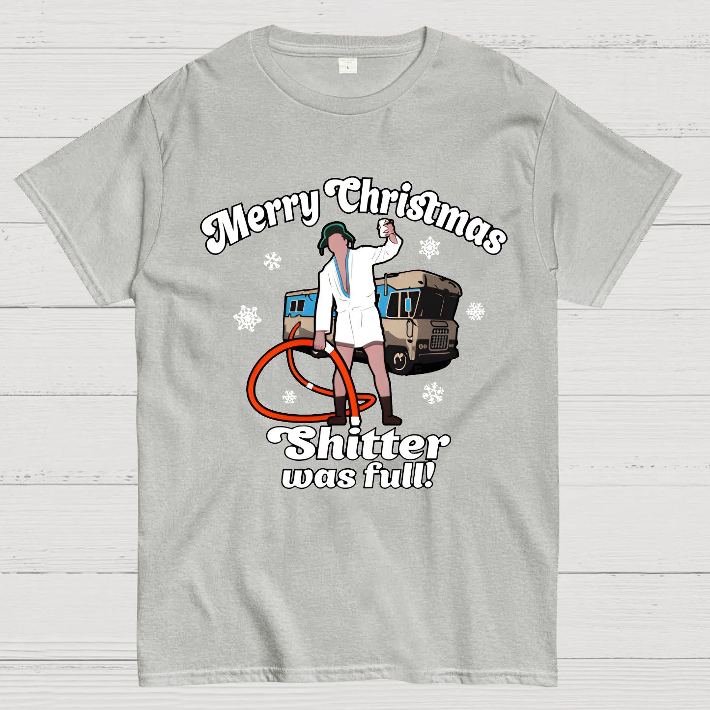 Merry Christmas Shitter Was Full Geek T-Shirt