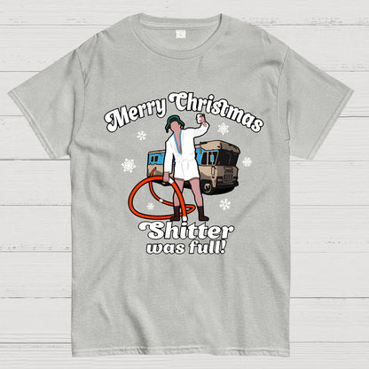 Merry Christmas Shitter Was Full Geek T-Shirt