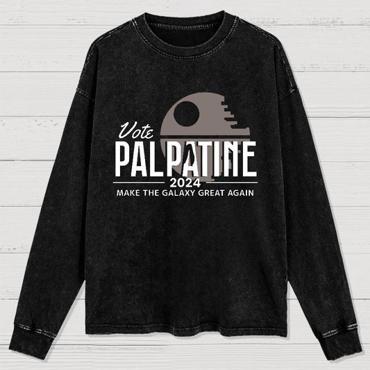 Make The Cosmos Great Again Washed Long Sleeve Tee