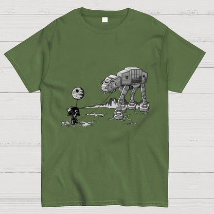 Empire Robot Dog-Planet Battles Geek T-Shirt
