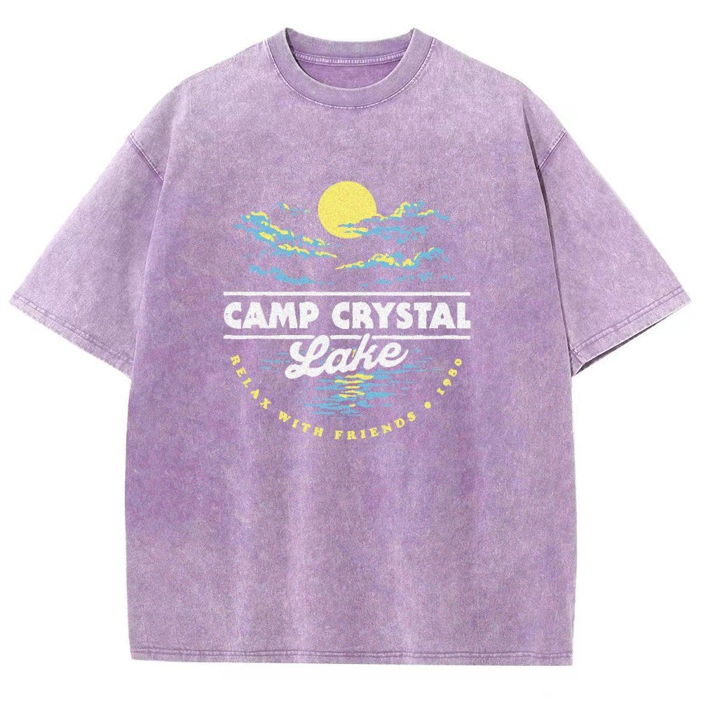 Camp Silver Pine 1980 Vintage Distressed T-shirt