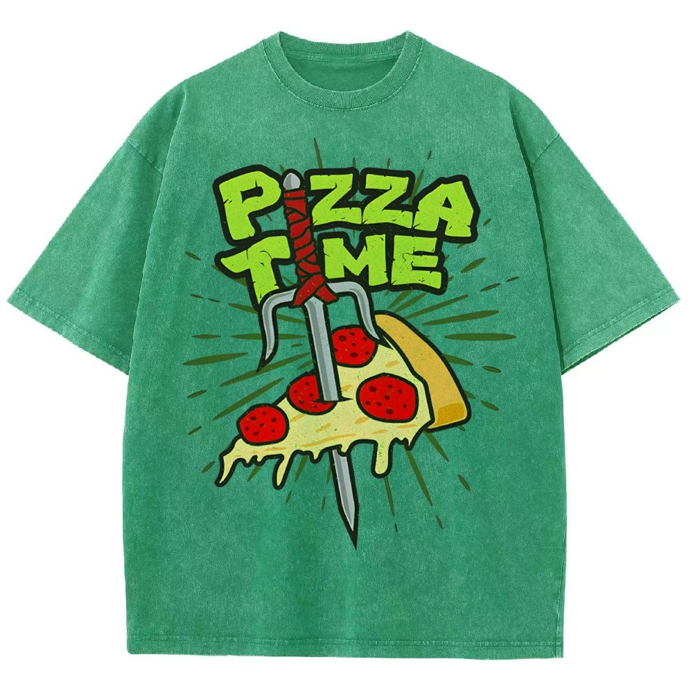 Pizza Time! Vintage Distressed T-shirt