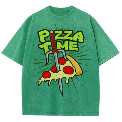 Pizza Time! Vintage Distressed T-shirt