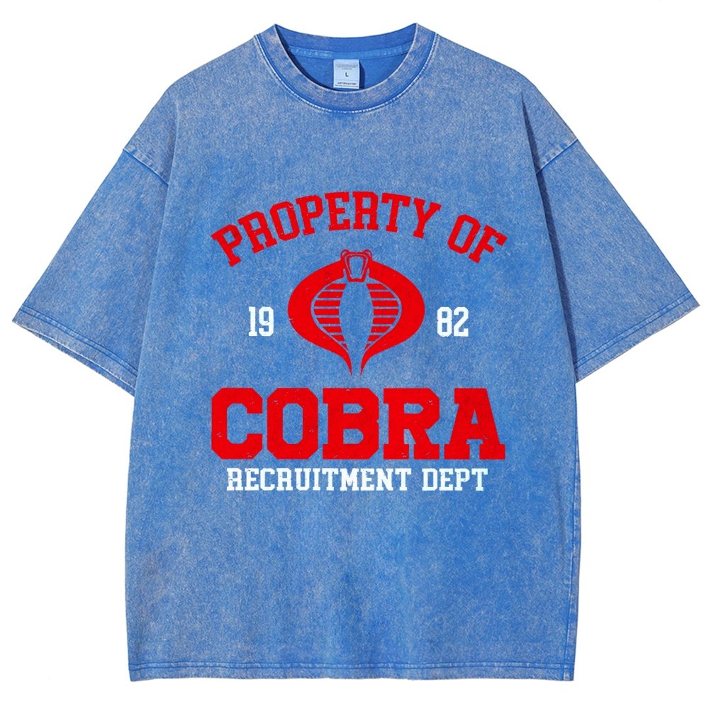 Property of Cobra Vintage Distressed T-shirt