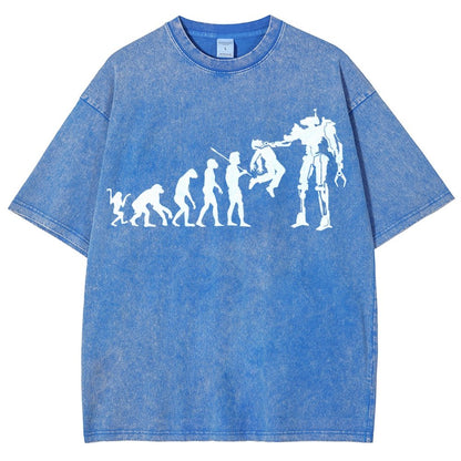 Evolution To Termination Vintage Distressed T-shirt