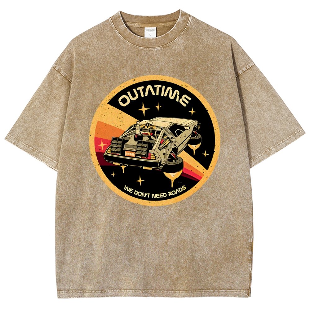 Vintage Time Travel Vintage Distressed T-shirt