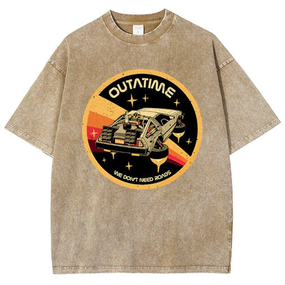 Vintage Time Travel Vintage Distressed T-shirt