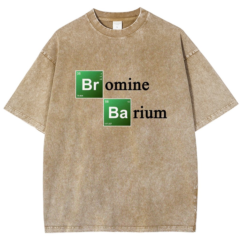 Chemical Adventure Bromine Barium Vintage Distressed T-shirt