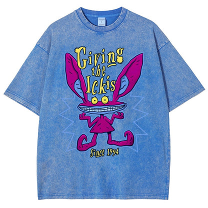 Giving The Ickis Vintage Distressed T-shirt