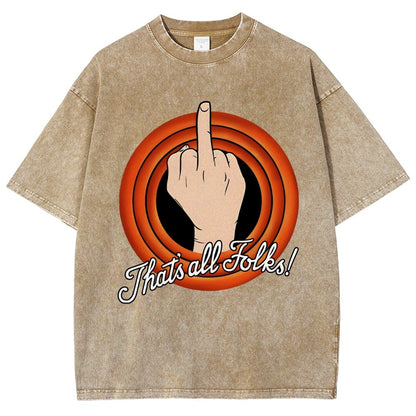 That's All Folks Vintage Distressed T-shirt