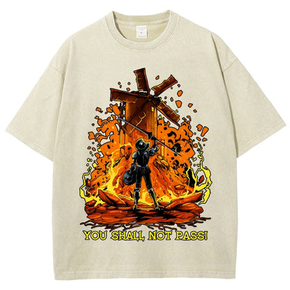 Defender of the Old Land REMIX Vintage Distressed T-shirt