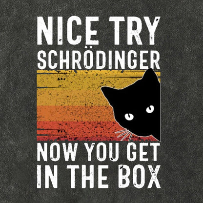 You Get Schrodinger's cat In The Box Vintage Distressed T-shirt