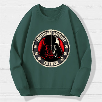 Emotional Support Father Geek Cotton Sweatshirt