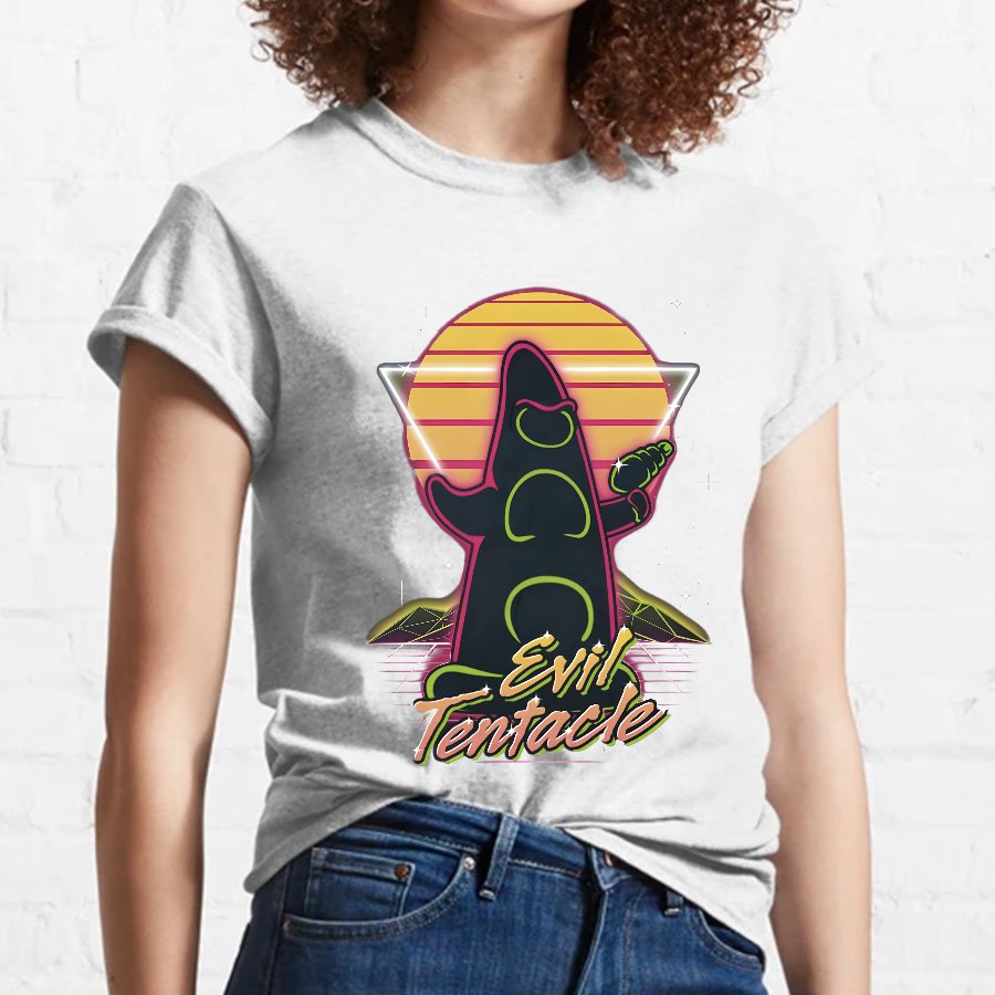 Retro Evil Tentacle Nerdy T-Shirt