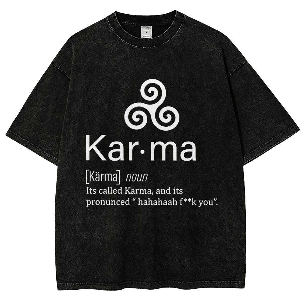 Karma definition Vintage Distressed T-shirt