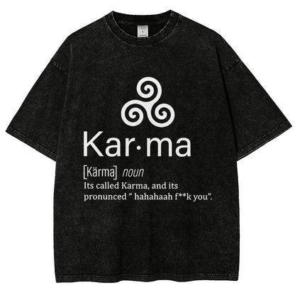 Karma definition Vintage Distressed T-shirt