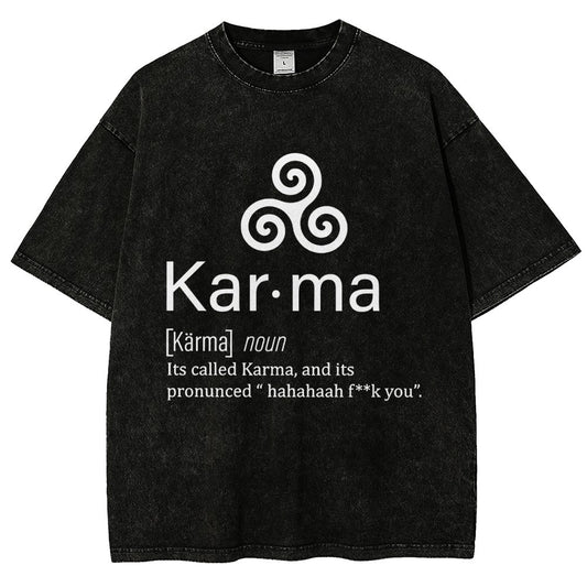 Karma definition Vintage Distressed T-shirt