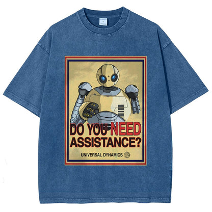 Do You Need Assistance Vintage Distressed T-shirt