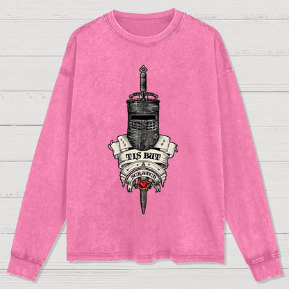 It is but a scratch Washed Long Sleeve Tee