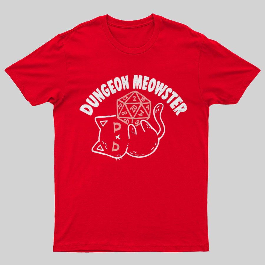 The Dungeon Meowster Geeky T-Shirt